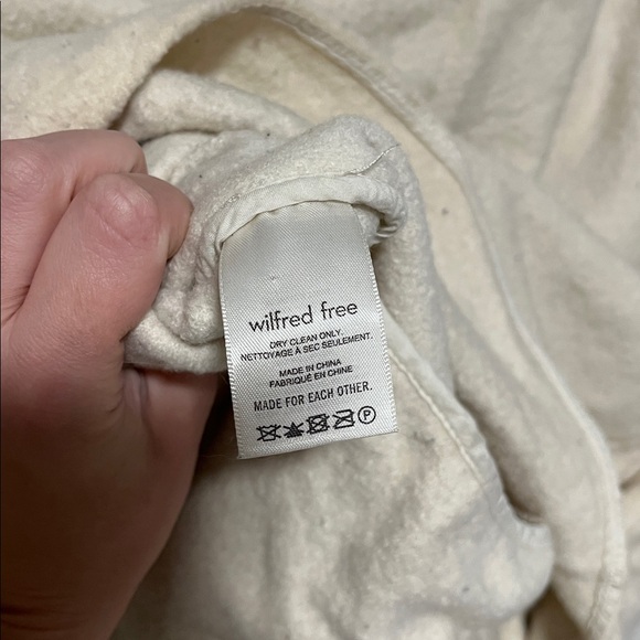 Wilfred Aritzia Ganna Wool Jacket Cream Shacket Small - Picture 7 of 9